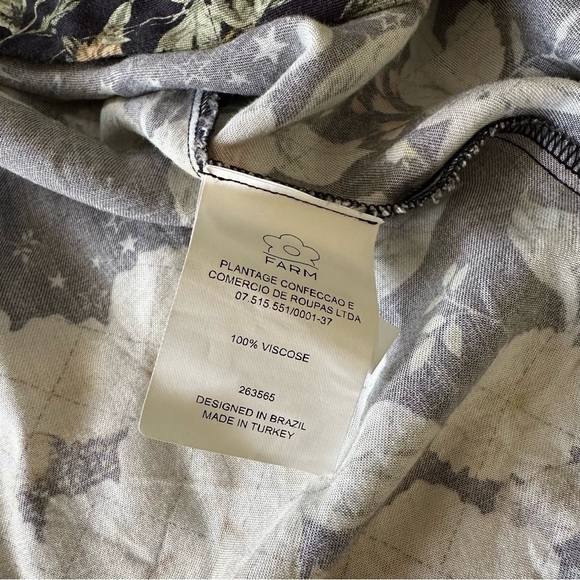 FARM Rio Floral Bell Sleeve Kimono One Size - Picture 5 of 7